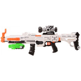 Johntoy - Tack Pro Sniper Con 20 Dardi E Luce 75 Cm - Attrezzatura Da Gioco All'Aperto