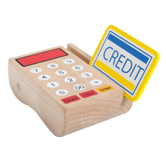 Johntoy - Registratore di cassa in legno con scanner - Professioni e giochi di ruolo