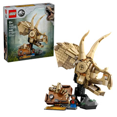 Lego - Jurassic World - Fossili di Dinosauri: Cranio di Triceratopo - Giocattoli da Costruzione