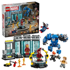 Lego - Marvel Super Heroes - Laboratorio di Iron Man: Sala dell'Armatura - Giocattoli da Costruzione