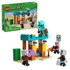 Lego - Minecraft - Il Pattugliamento degli Illager nel Deserto - Set di Costruzione Giocattoli