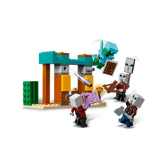 Lego - Minecraft - Il Pattugliamento degli Illager nel Deserto - Set di Costruzione Giocattoli