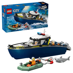 LEGO - Inseguimento con la Barca della Polizia - Giocattoli da Costruzione
