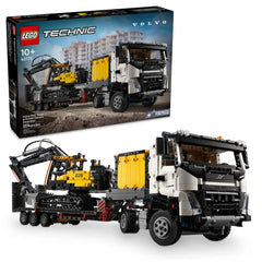 Lego - Technic - Camion Volvo FMX e Escavatore Elettrico EC230 - Giocattoli da Costruzione