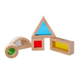 Montessori - Set di Blocchi da Costruzione per Finestra - Giocattoli Educativi