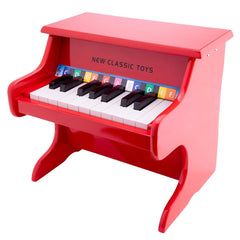 New Classic Toys - Pianoforte - 18 Tasti - Rosso - Strumenti Musicali