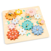 New Classic Toys - Puzzle a ingranaggi rotanti - Giardino - Giochi educativi