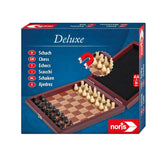 Noris - Deluxe Magnetic Chess in Wooden Box - Board Games - International Edition - Board Games