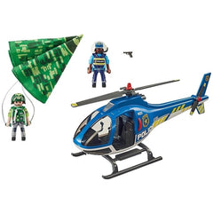 Playmobil City Action Police Helicopter - Parachute Chase - 70569