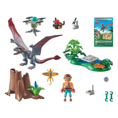 Playmobil Dinos Observation Post For Dimorphodon - 71525