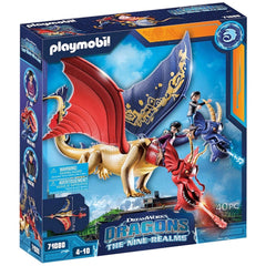 Playmobil Dragons The Nine Realms - Wu And Wei With Jun - 71080