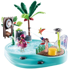 Playmobil Family Fun Piscina con Splash d'Acqua - 70610