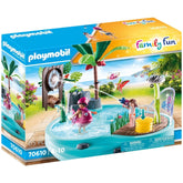 Playmobil Family Fun Swimming Pool With Water Splash - 70610