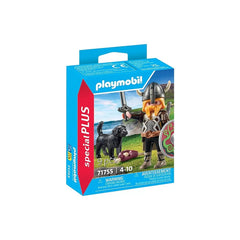 PLAYMOBIL - Vichingo con Cane da Guardia - Giocattoli e Set di Gioco