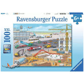 Ravensburger - Cantiere all'aeroporto - 100 pezzi - Puzzle