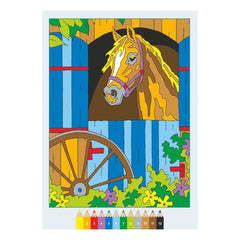Ravensburger - CreArt - Libro da Colorare Creativo - Cavalli - Arti e Mestieri