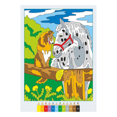 Ravensburger - CreArt - Libro da Colorare Creativo - Cavalli - Arti e Mestieri