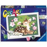 Ravensburger - Creart Floral Fawn - Painting By Numbers - Arts & Crafts
