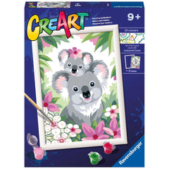Ravensburger - Creart Koala Cuties - Painting By Numbers - Arts & Crafts