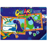 Ravensburger - Creart Land Of The Dinosaurs - Painting By Numbers - Arts & Crafts