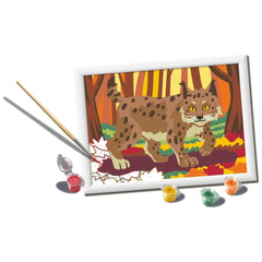 Ravensburger - Creart Lynx In The Woods - Painting By Numbers - Arts & Crafts