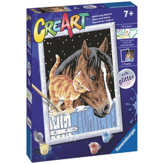 Ravensburger - Creart Stable Friends - Painting By Numbers - Arts & Crafts