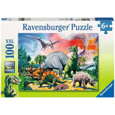 Ravensburger - Dinosaurs - Among Dinosaurs - 100 Pieces - Puzzles
