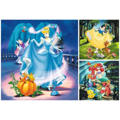 Ravensburger - Disney Princess - Snow White Cinderella And Ariel - 3x49 Pieces - Puzzles