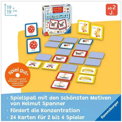 Ravensburger - Prime Immagini - Prime Parole Memory - Gioco da Tavolo - Edizione Tedesca