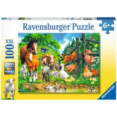 Ravensburger - Gathering Of Animals - 100 Pieces - Puzzles