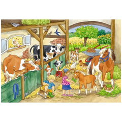 Ravensburger - Vita Felice in Campagna - 2x24 Pezzi - Puzzle