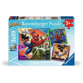 Ravensburger - Puzzle 3x49 Pezzi Marvel Spider-Man - Puzzle