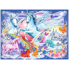 Ravensburger - The Most Beautiful Unicorns Glitter Edition - 100 Pieces - Puzzles