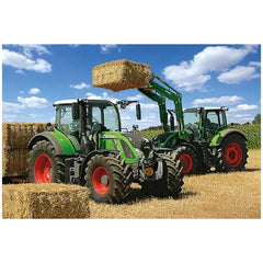 Schmidt Spiele - Fendt 724 Vario, Fendt 716 Vario con caricatore frontale Cargo 4x85 100 Pz - Puzzle