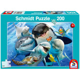 SCHMIDT SPIELE - Amici Sottomarini 200 Pezzi Puzzle per Bambini - Puzzle