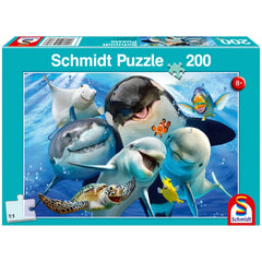 SCHMIDT SPIELE - Amici Sottomarini 200 Pezzi Puzzle per Bambini - Puzzle