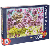 Schmidt Spiele - Fiori Viola 1000 Pz - Puzzle