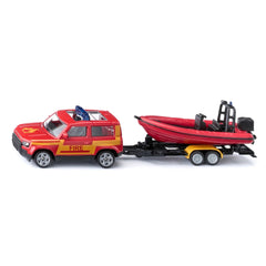 Siku - Land Rover Defender with boat - Play Vehicles