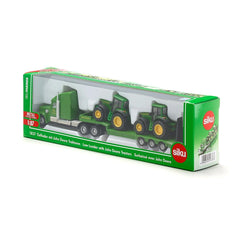 Siku - Rimorchio ribassato con trattori John Deere - Veicoli da gioco