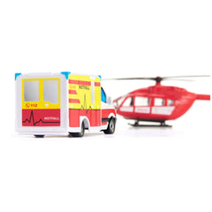 Siku - Ambulanza e elicottero Mercedes-Benz - Veicoli da gioco