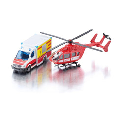 Siku - Ambulanza e elicottero Mercedes-Benz - Veicoli da gioco