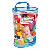 Soft Clemmy - Touch And Play 20 Blocchi Morbidi da Costruzione Sacchetto Giocattoli per Attività per Bambini