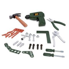 Teorema - Teos Brico Valigetta Attrezzi Trapano a Batteria Giocattolo per Bambini - Pretend Professions & Role Playing