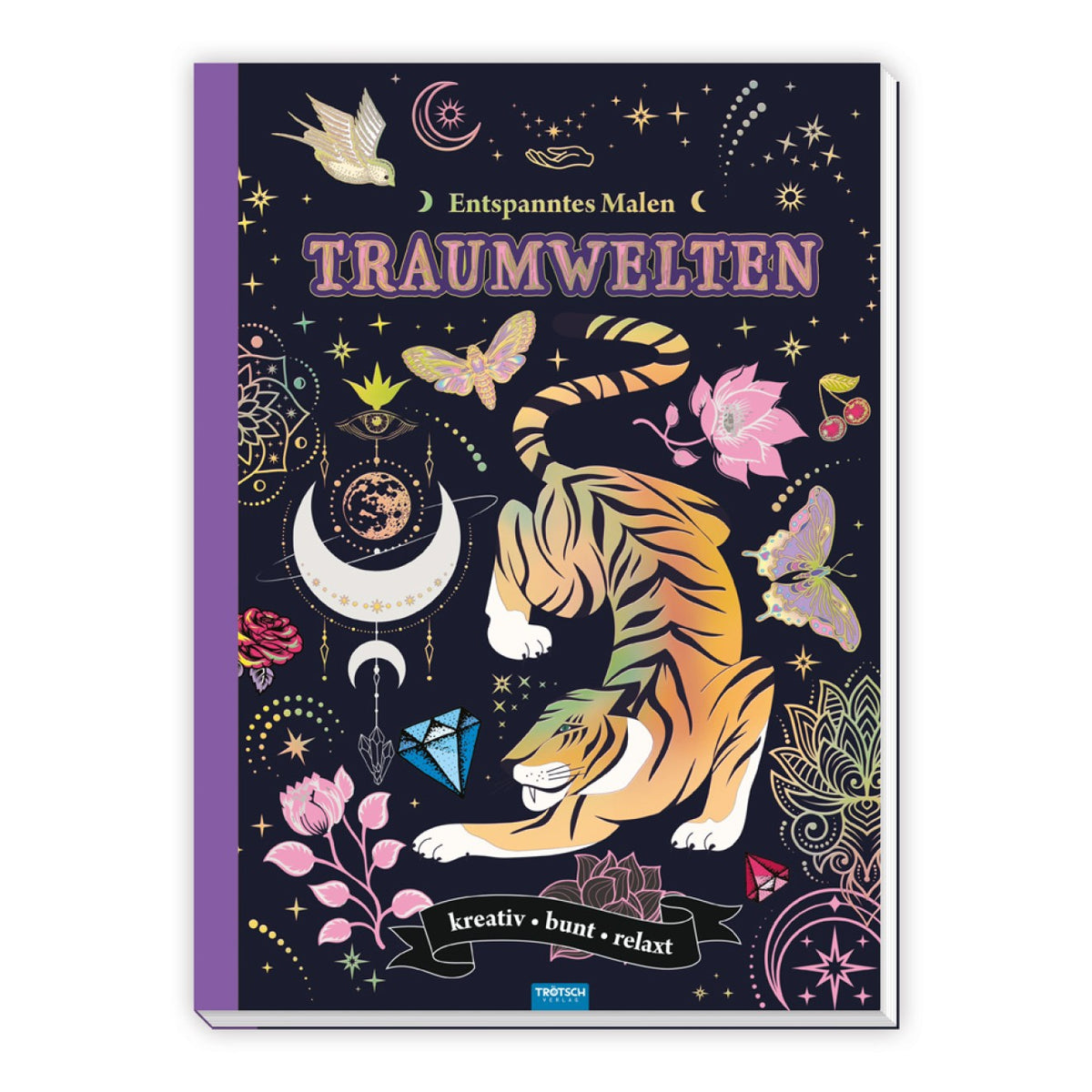 Trötsch Verlag - Books - Entspanntes Malen Traumwelten Colouring Book - 6+ - Relaxation