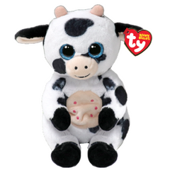 TY - Beanie Bellies Herdly black and white cow 20 cm