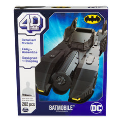 4D Build DC Batman Retro Batmobile 3D Puzzle Model Kit 202 Pcs Construction Set