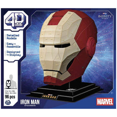 4D Build Marvel Iron Man Kit di Modello Puzzle 3D con Supporto 96 Pezzi Set di Costruzione Giocattolo