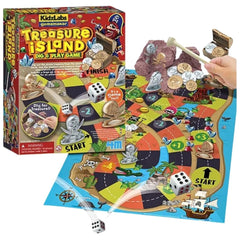 4M - KidzLabs Treasure Island Dig & Play Game - Board Games