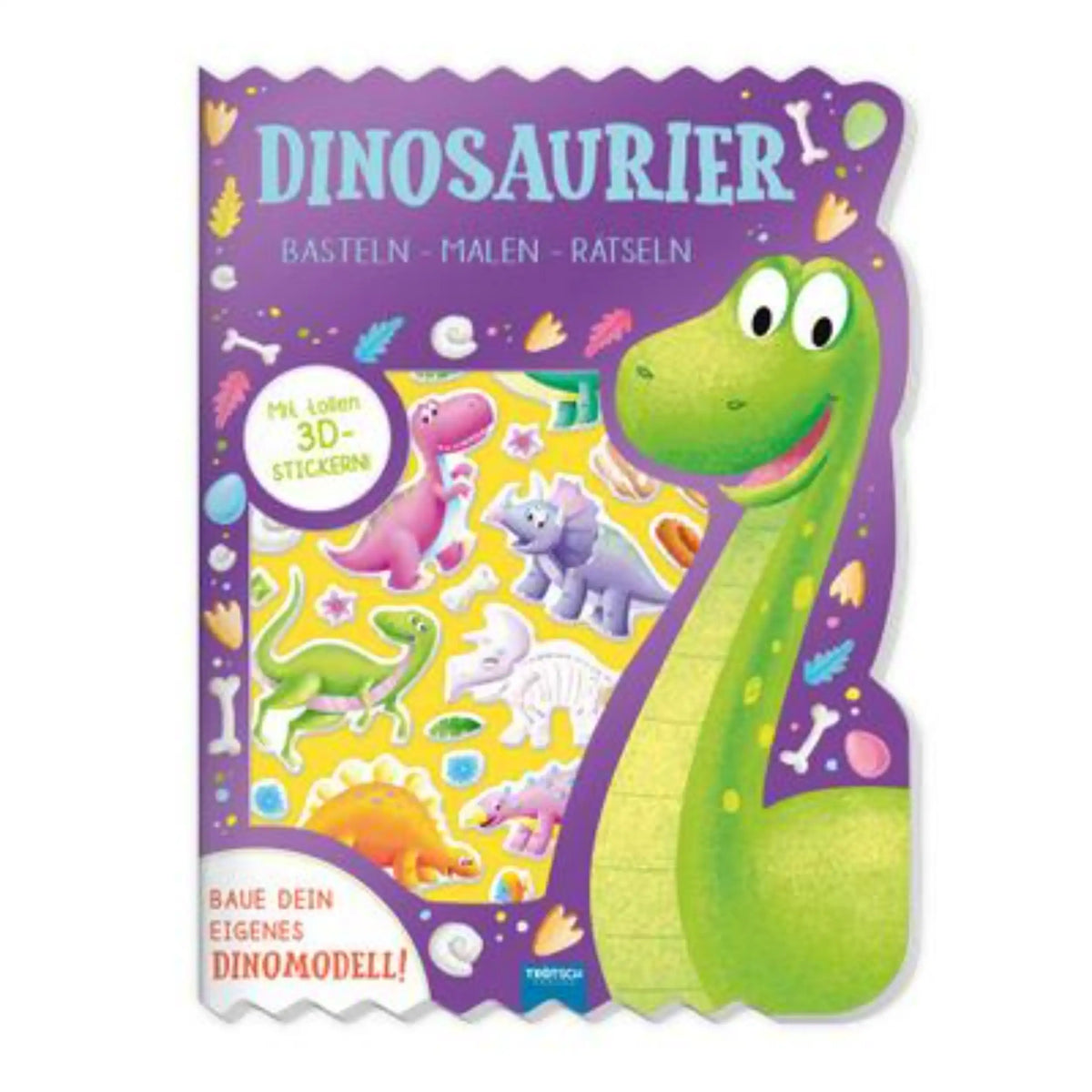 TROTSCH - Libro di attività Dino World - Edizione tedesca