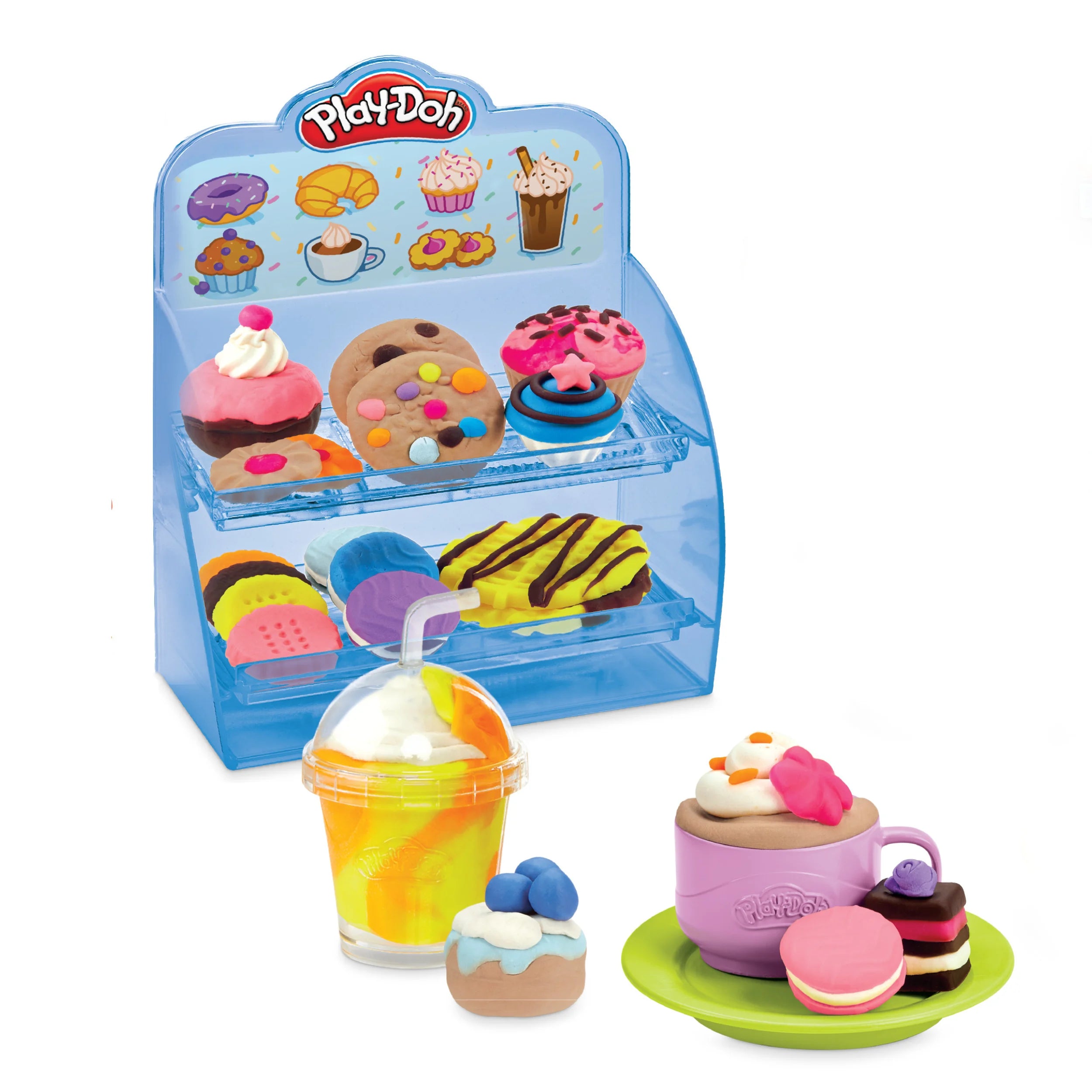 APPYTOYS  Play-Doh Kitchen Creations Super Colourful Cafe Playset